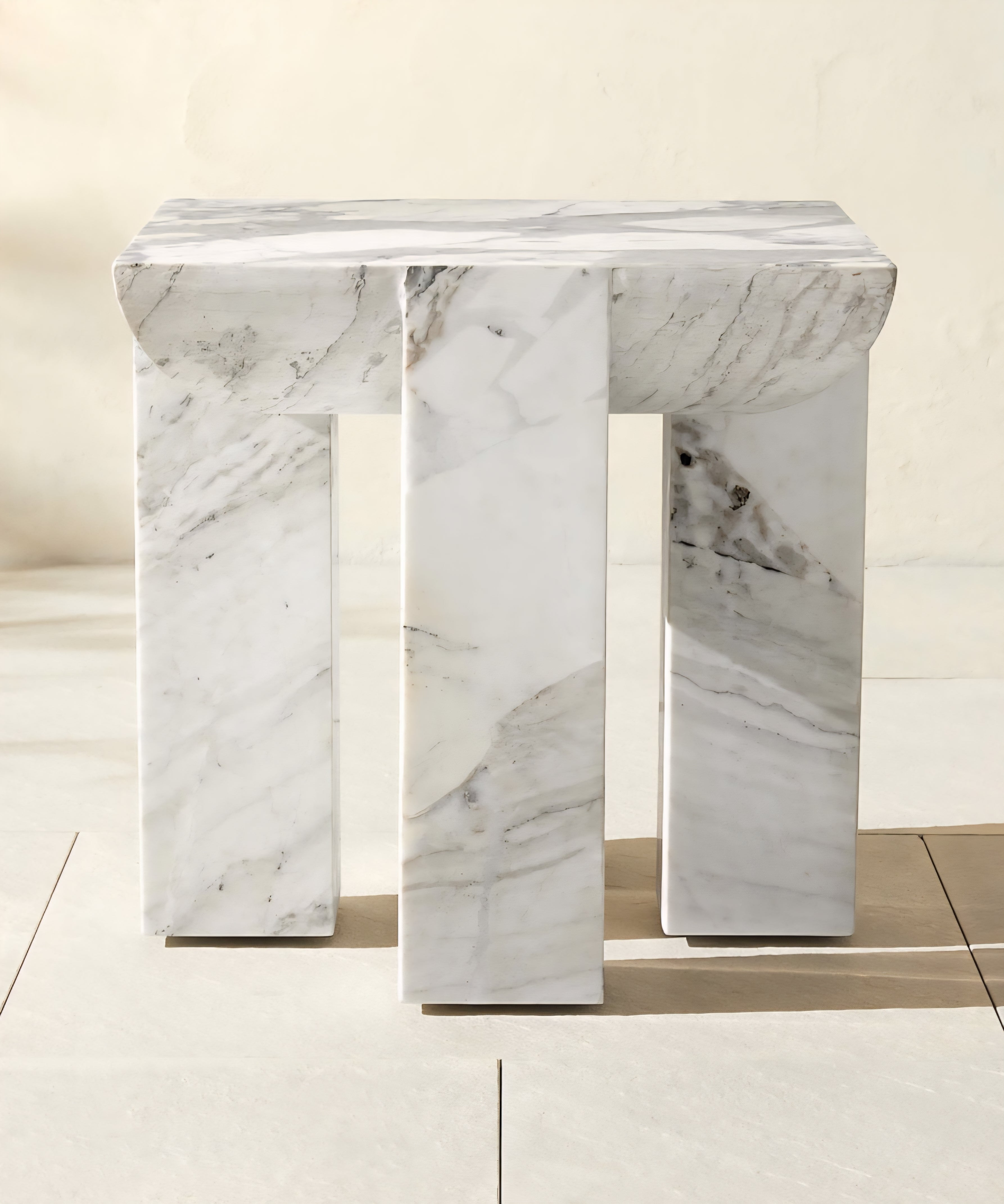 THE ONE × Marlo — Marble Side Table