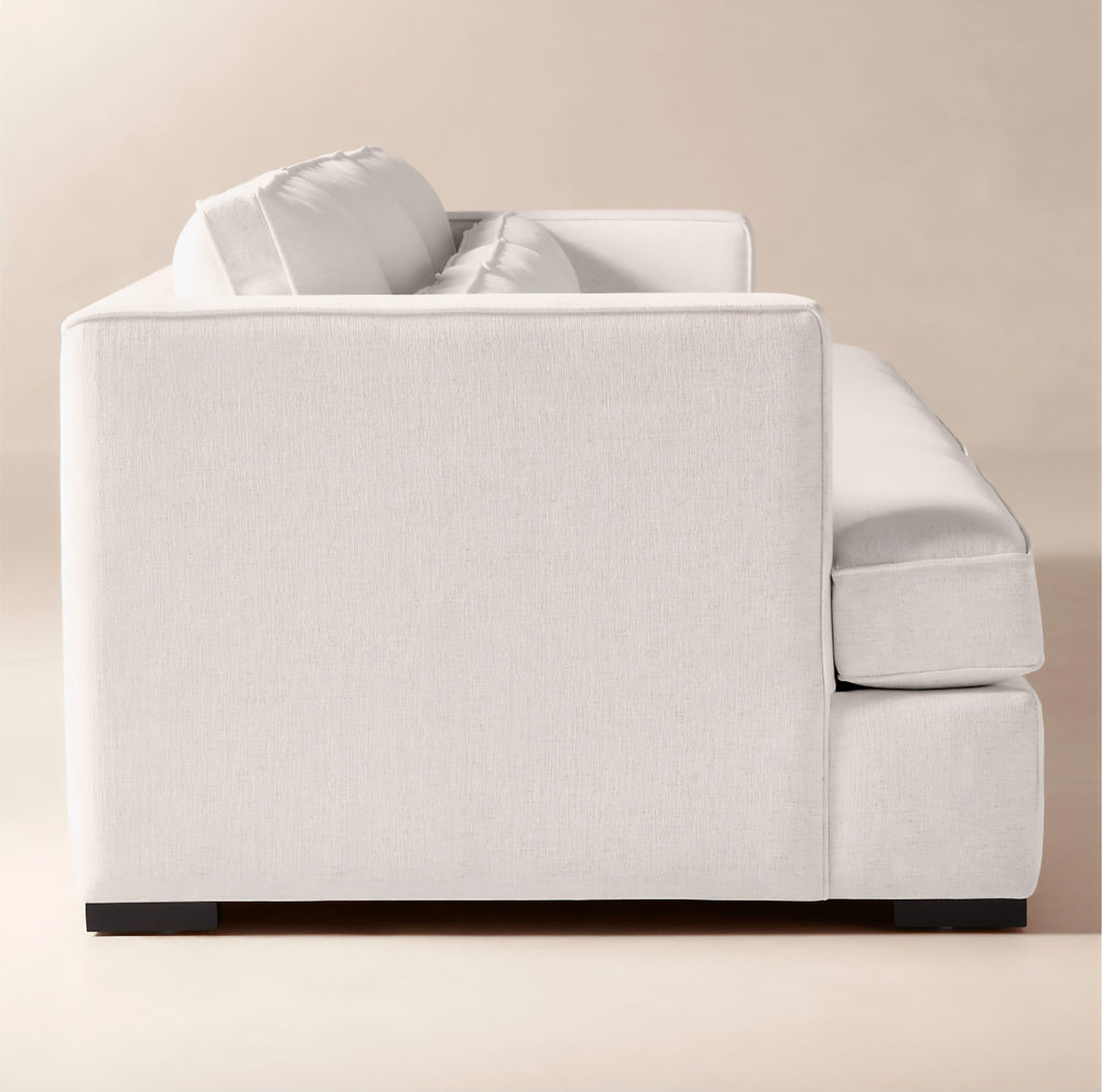 THE ONE × Eastman — White Performance Fabric Sofa