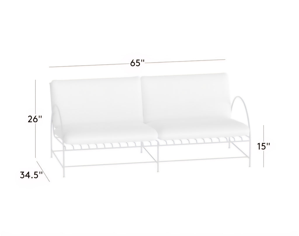 THE ONE × VUUE — Art Deco Outdoor Sofa