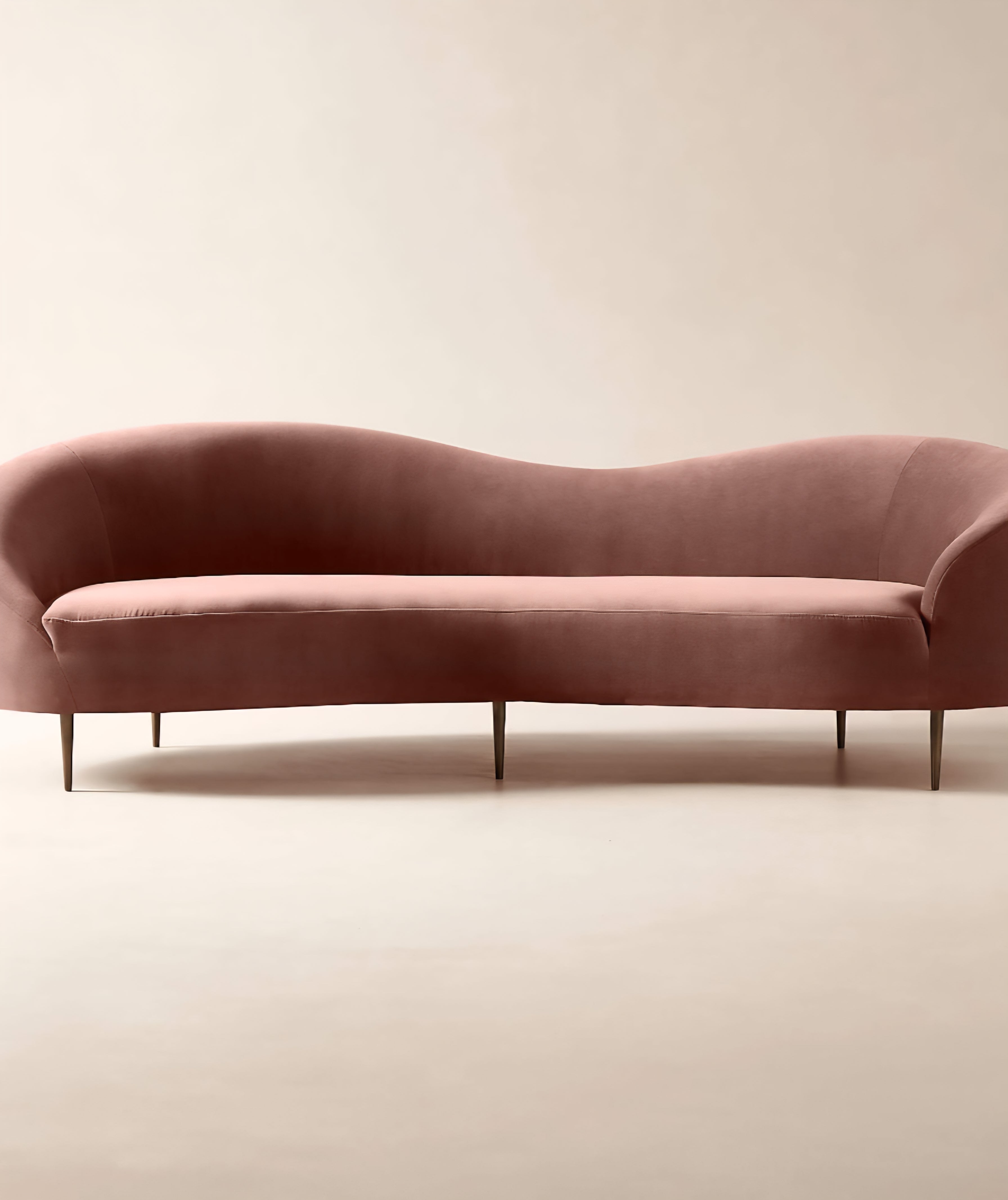 THE ONE × Curvo — White Performance Fabric Sofa by goop