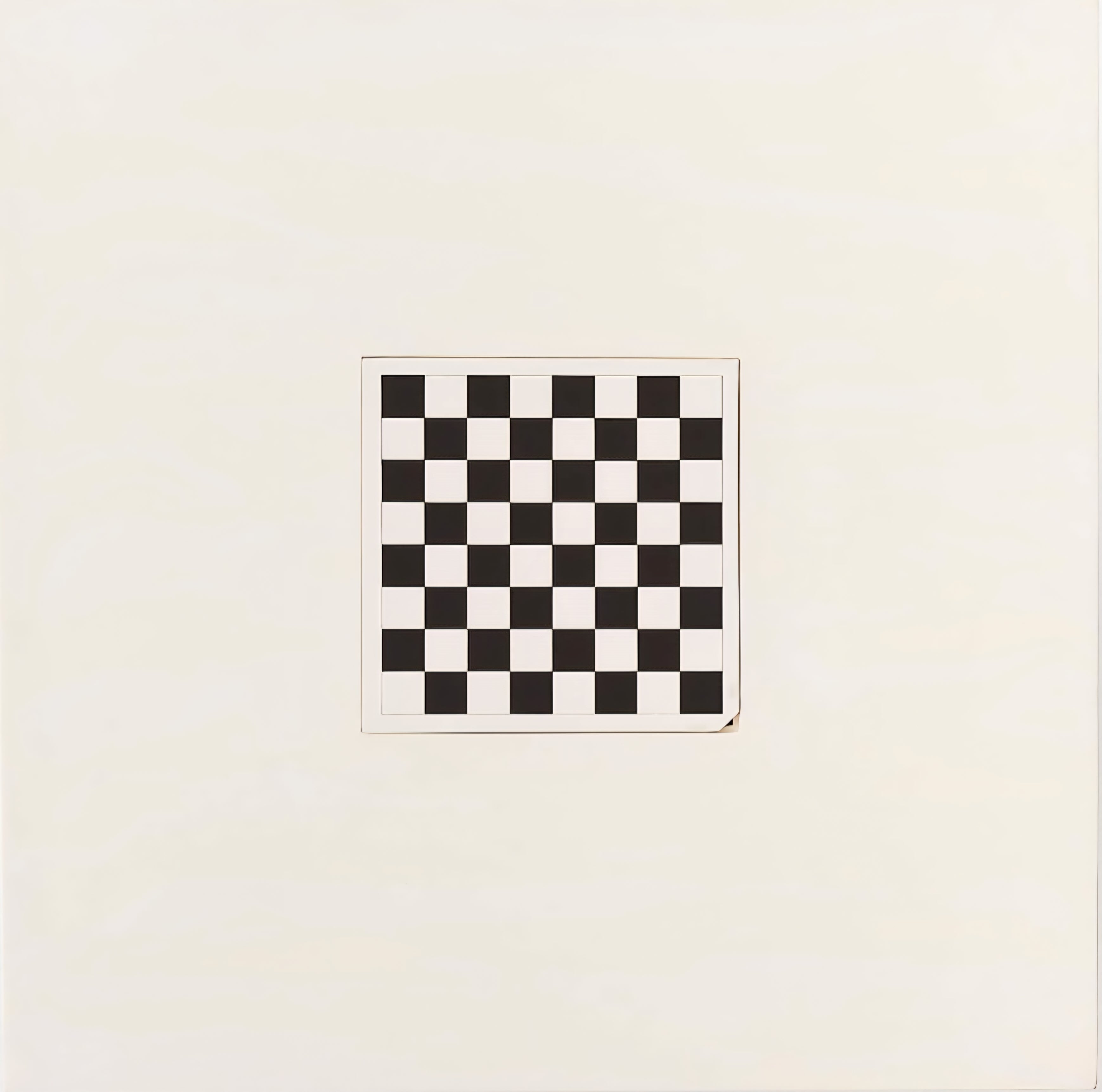 THE ONE × Check — White Swirled Resin Game Table