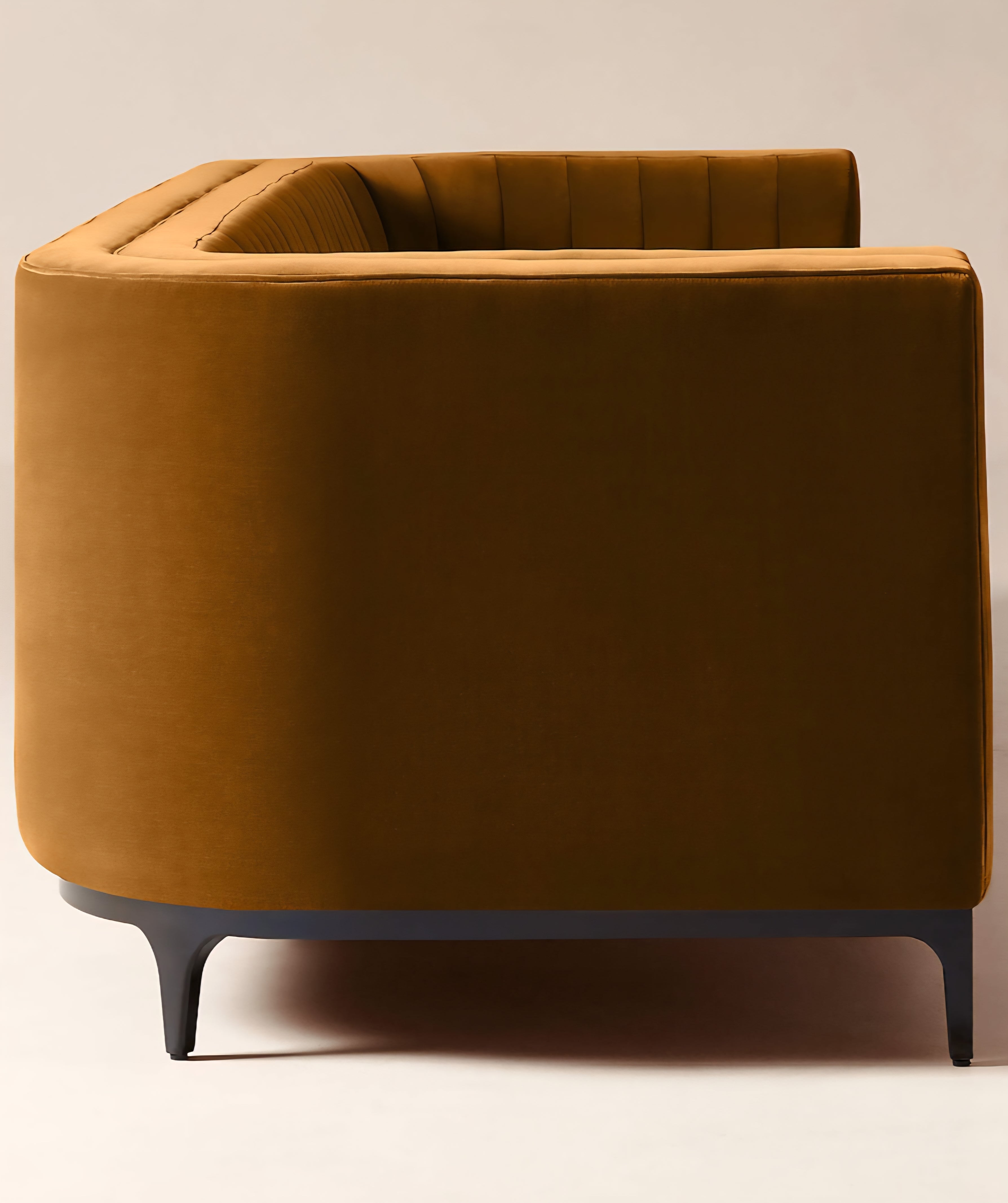 THE ONE × Ambroise — Light Taupe Velvet Sofa