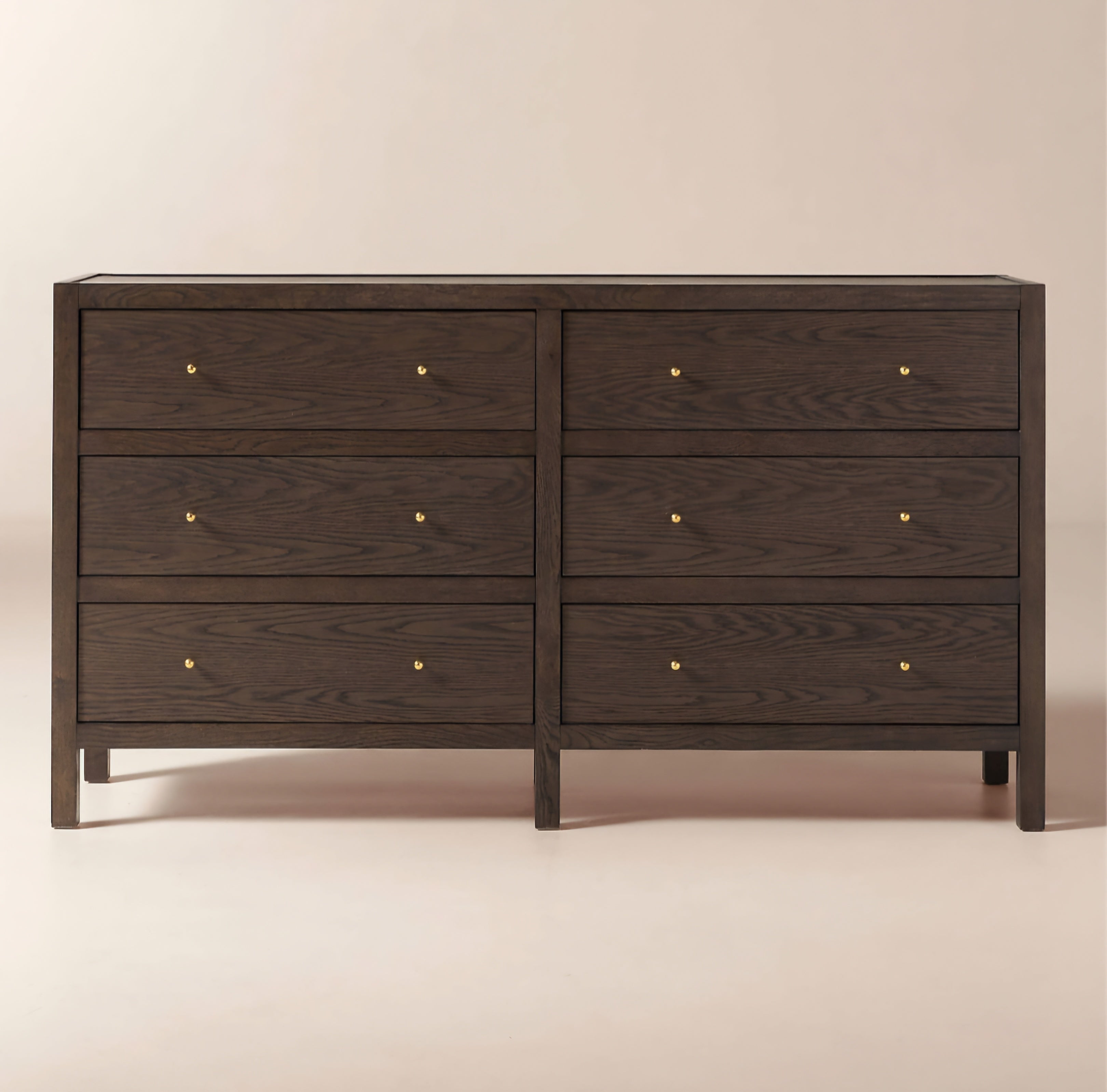 THE ONE × Layton — Dark Oak 6-Drawer Dresser