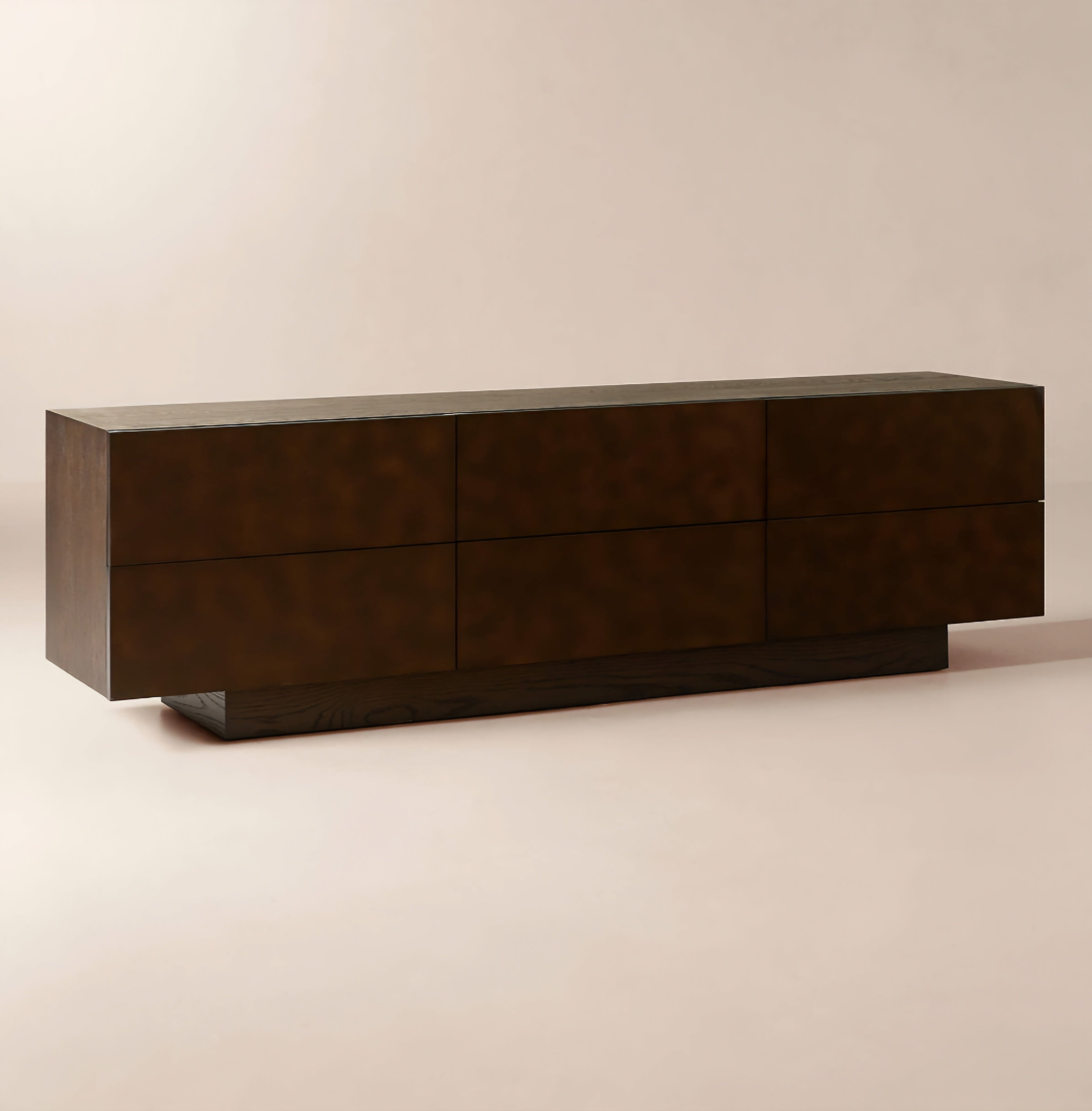 THE ONE × Hudson — Lacquered Dark Brown Wood Dresser