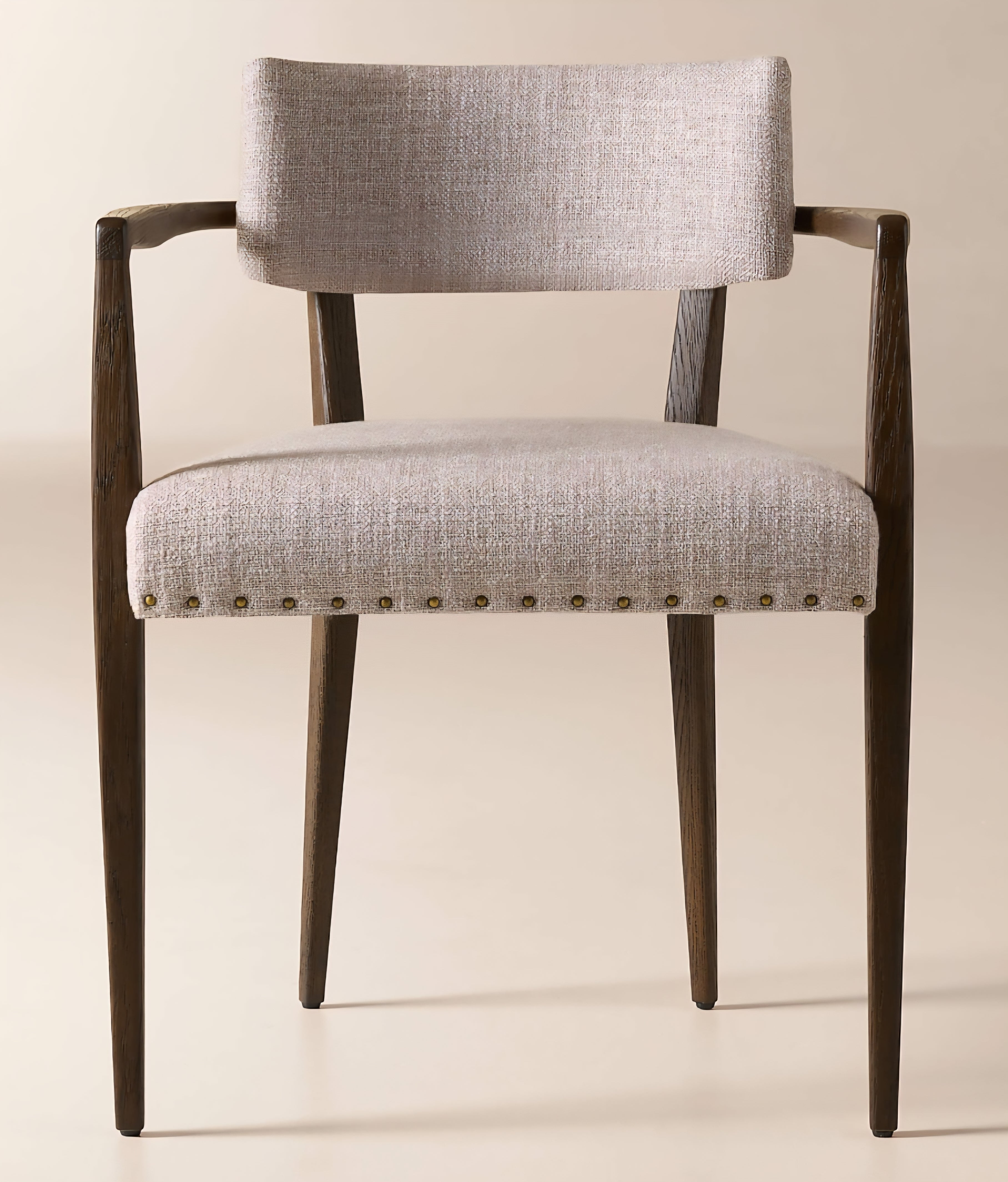 THE ONE × Arlo — Smoked Mauve Performance Fabric Dining Armchair