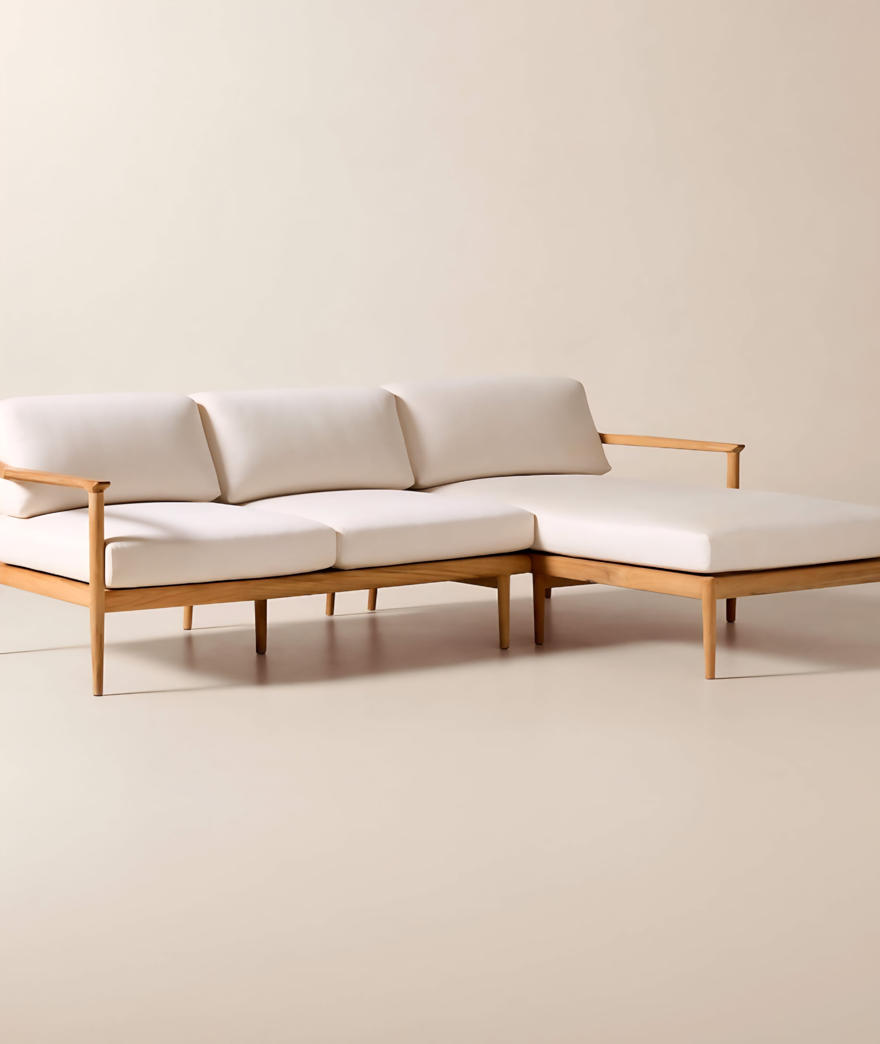 THE ONE × Tide —Outdoor Sectional Collection with Ivory Sunbrella® Cushions