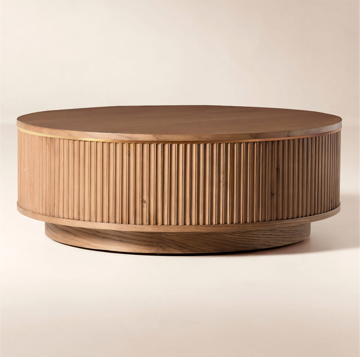THE ONE × Davison — Fluted Oak Coffee Tables