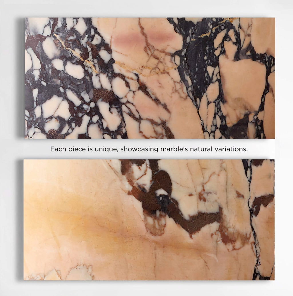 THE ONE × La Paloma — Purple Braccia Marble Side Table