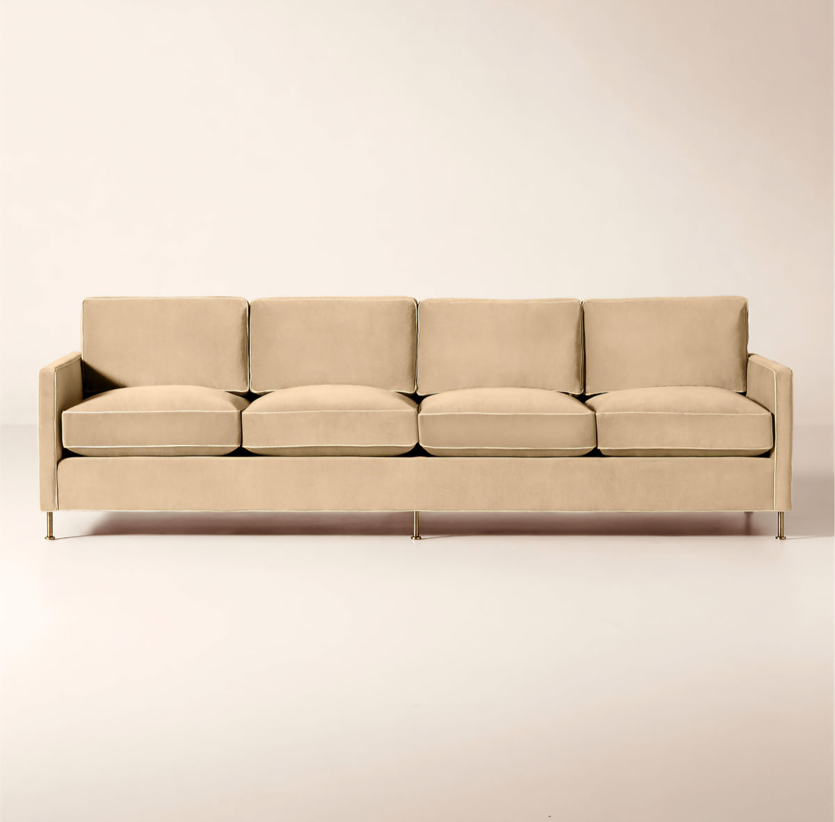 THE ONE × Brett — Jade Green Velvet Sofa