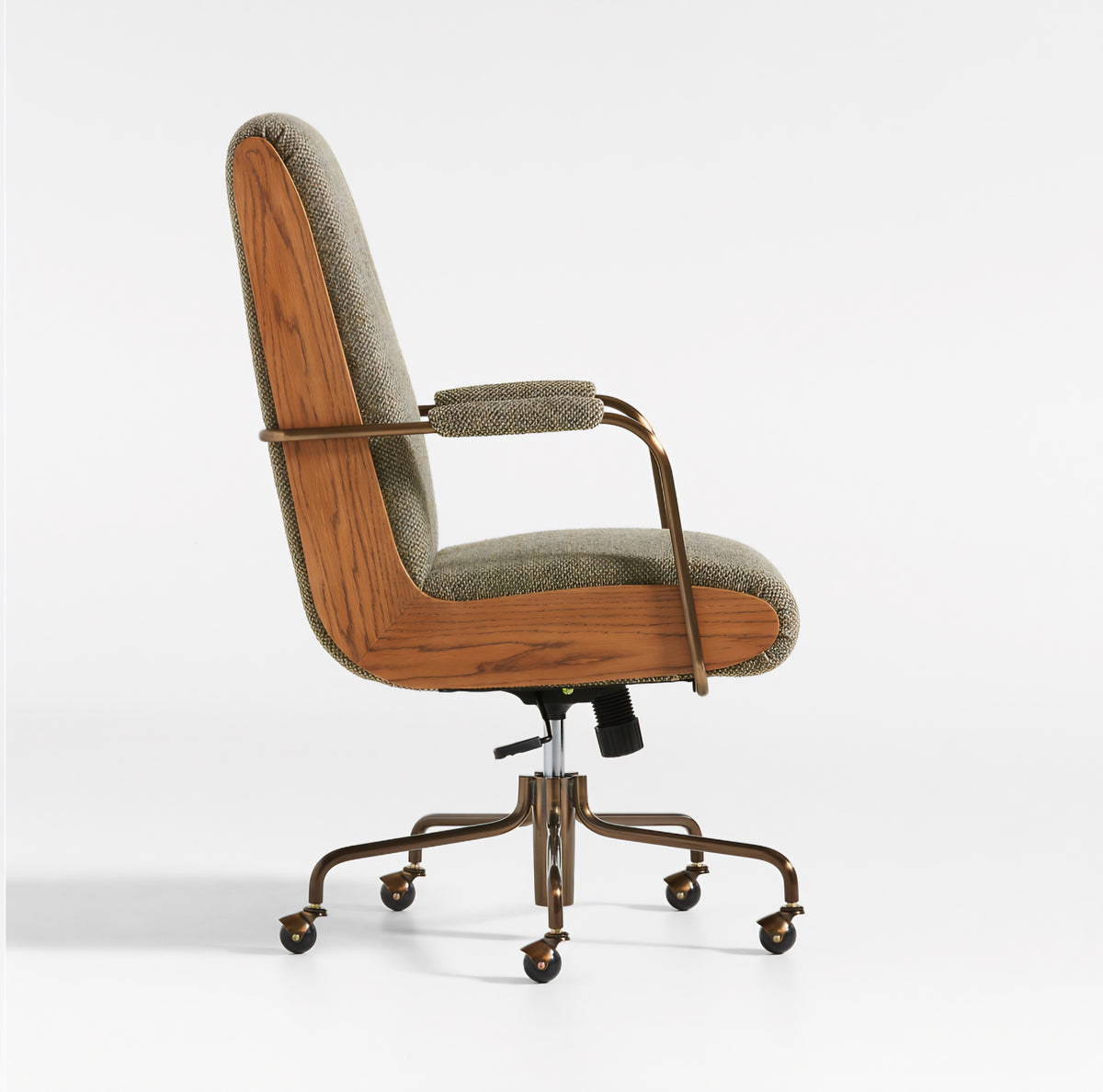 THE ONE × Ellison — Green Woven High-Back Office Chair