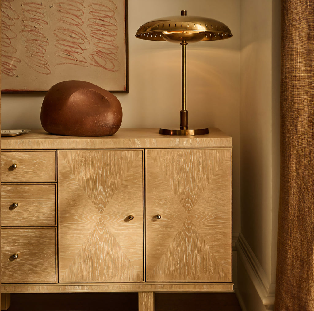 THE ONE × Tribeca — White Oak Credenza