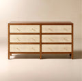 THE ONE × Layton — White Oak and Shagreen 6-Drawer Dresser