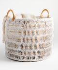 THE ONE × Blanca — Natural/White Rope Basket