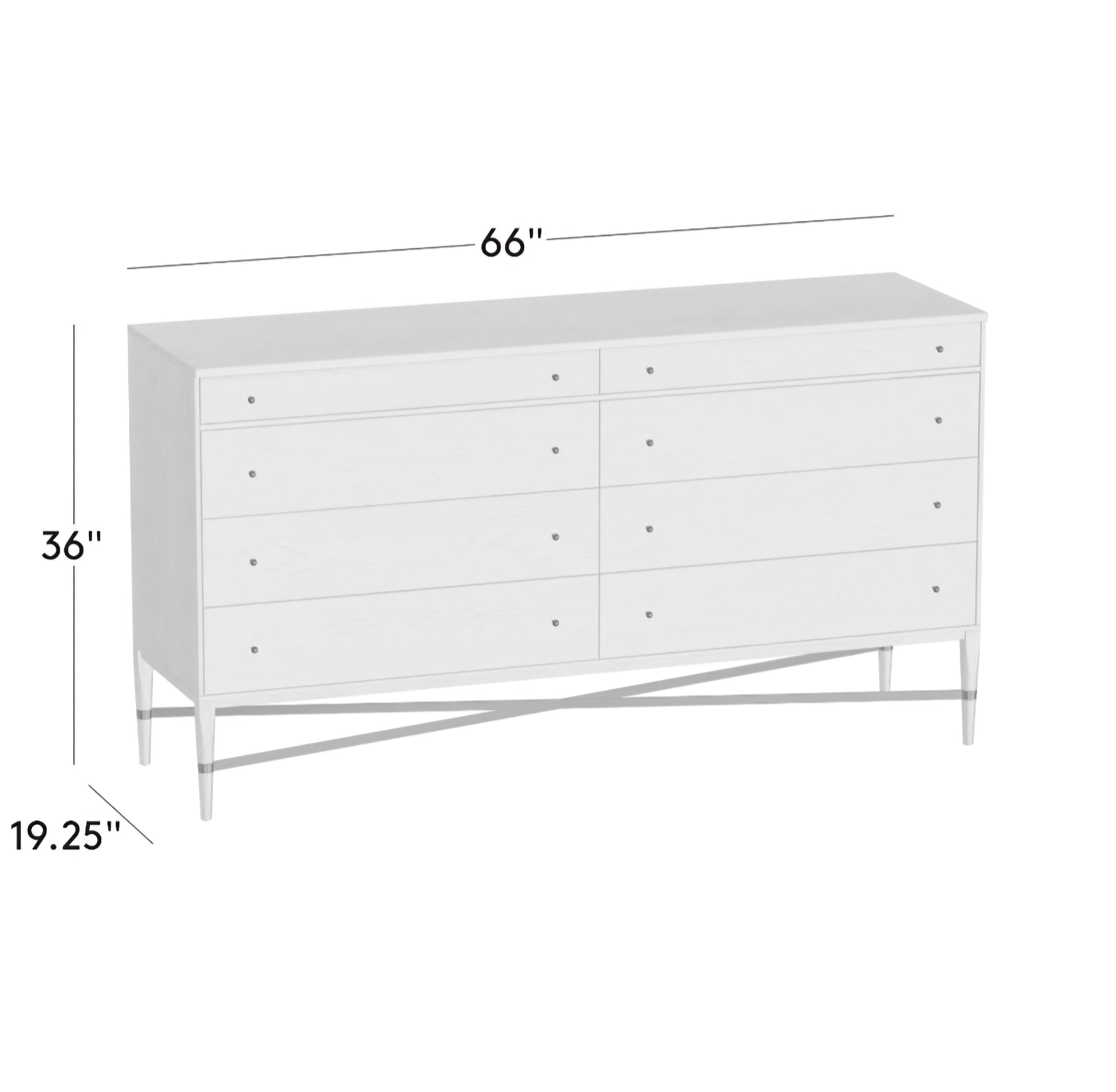 THE ONE × Connoisseur — Light Oak 8-Drawer Dresser