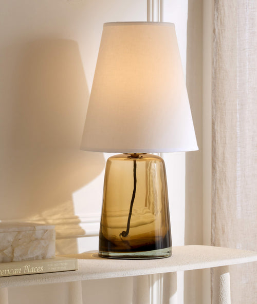 THE ONE × Arie — Amber Glass Table Lamp