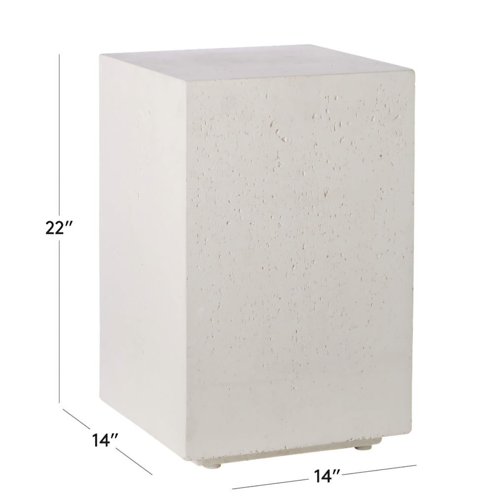 THE ONE × Ivory — Concrete Side Table