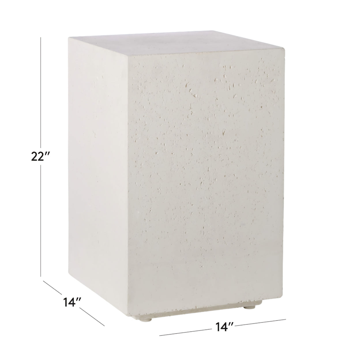 THE ONE × Ivory — Concrete Side Table