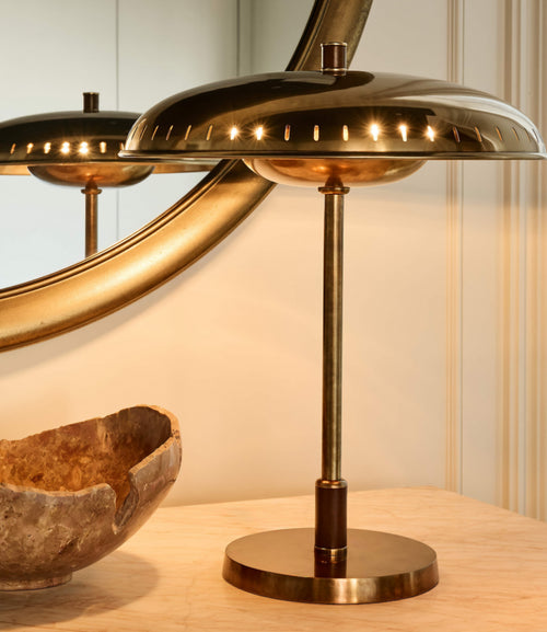 THE ONE × Atelier — Aged Brass Table Lamp