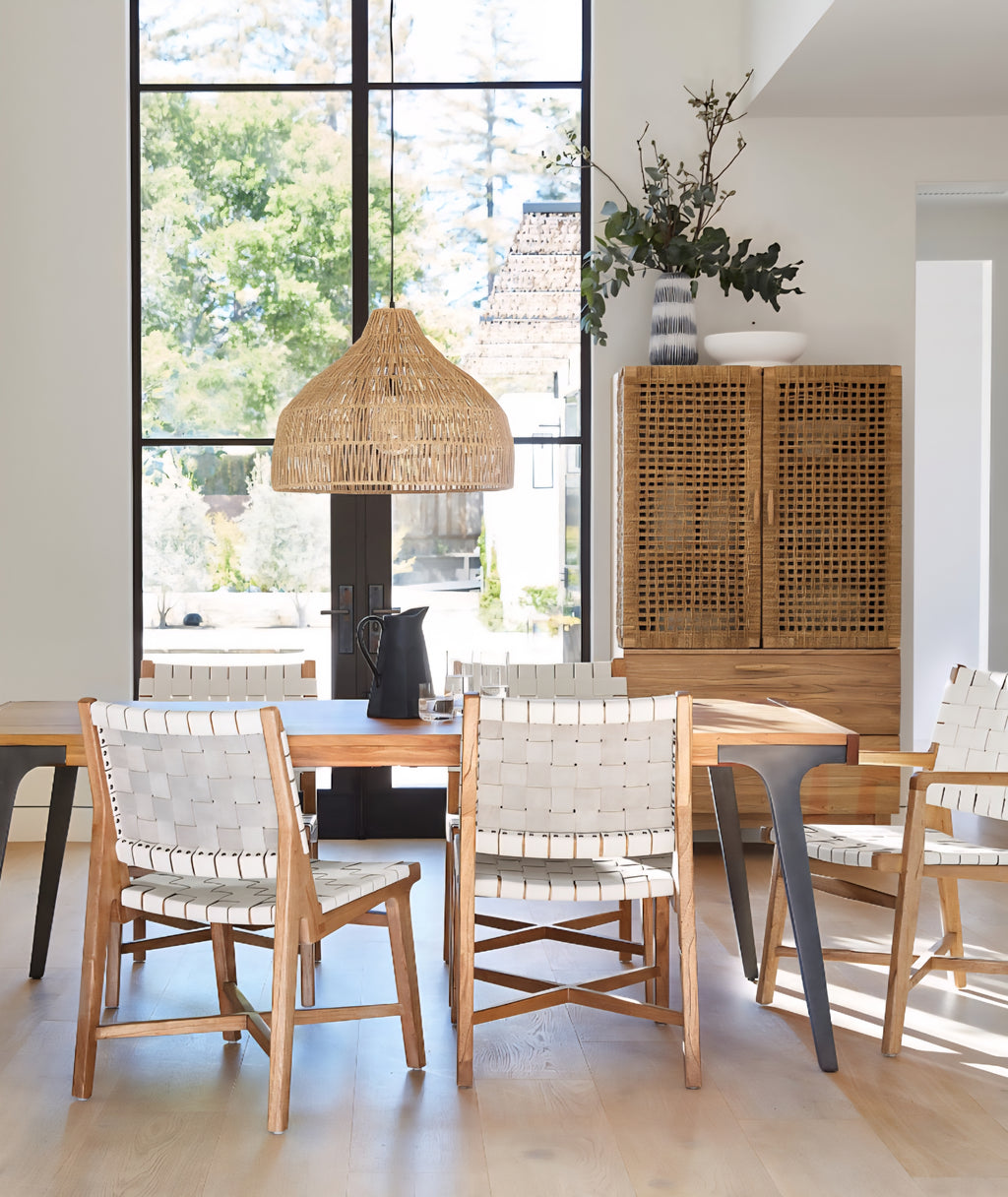 THE ONE × Lakin — White Oak Wood Extendable Dining Table