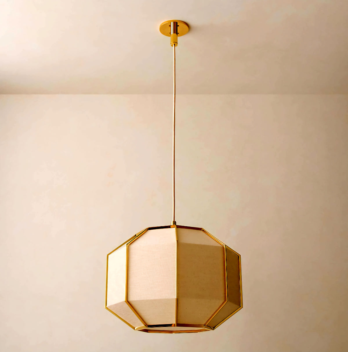 THE ONE × Blisse — Natural Linen Pendant Light