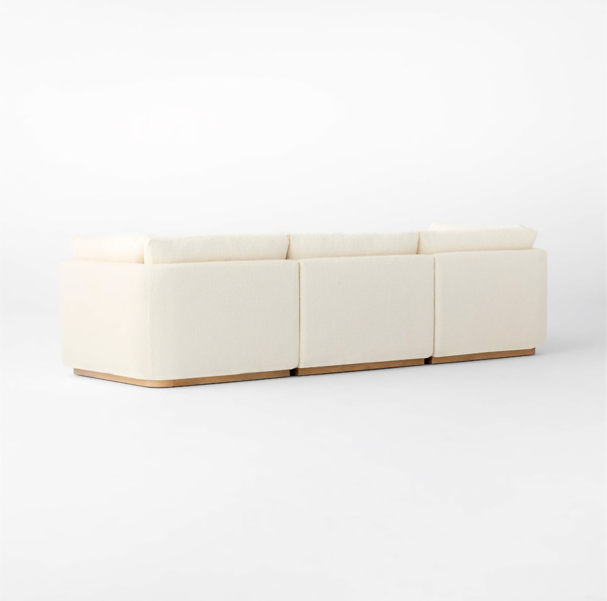 THE ONE × Stormo — Ivory Boucle Sectional Sofa
