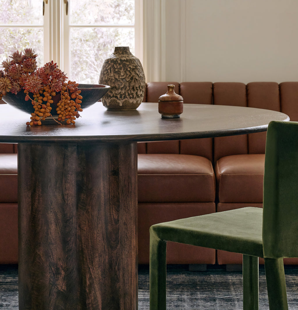 THE ONE × Viggo — Dark Mango Wood Dining Table