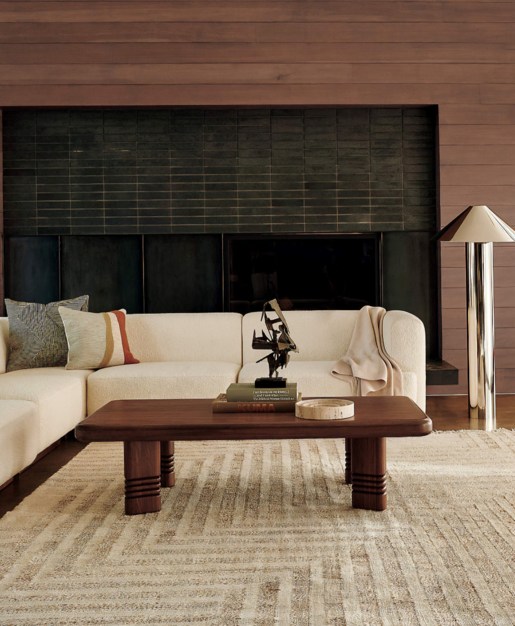 THE ONE × Gigi — Polished Stainless Steel Floor Lamp