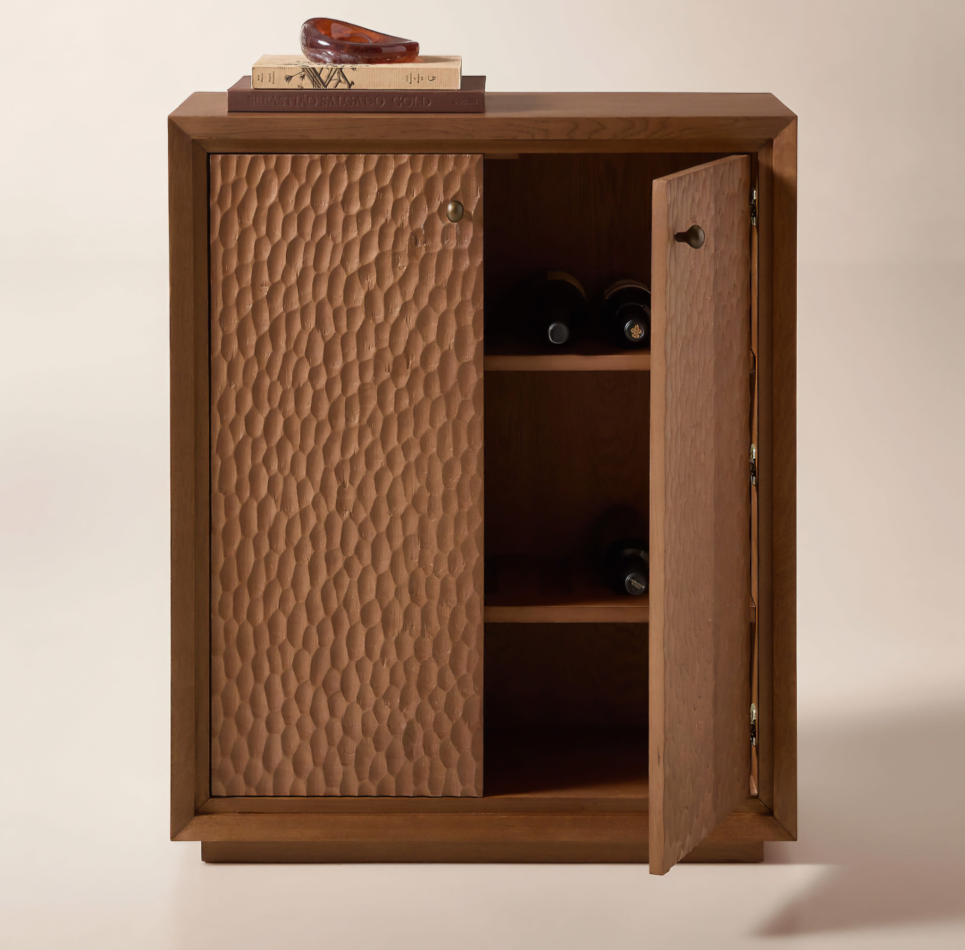 THE ONE × Hawk — Carved White Oak Entryway Cabinet