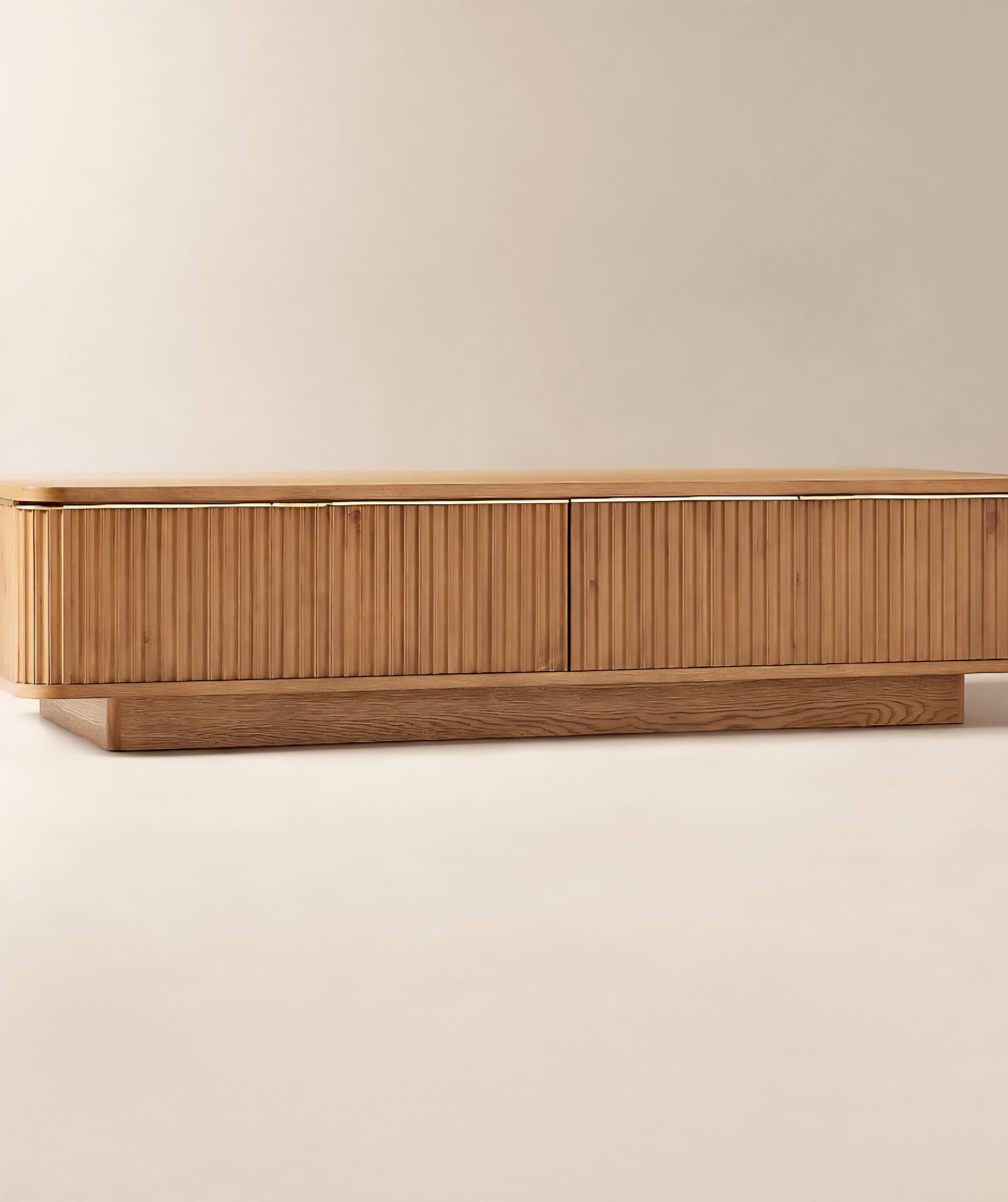 THE ONE × Davison — Fluted Oak Coffee Tables