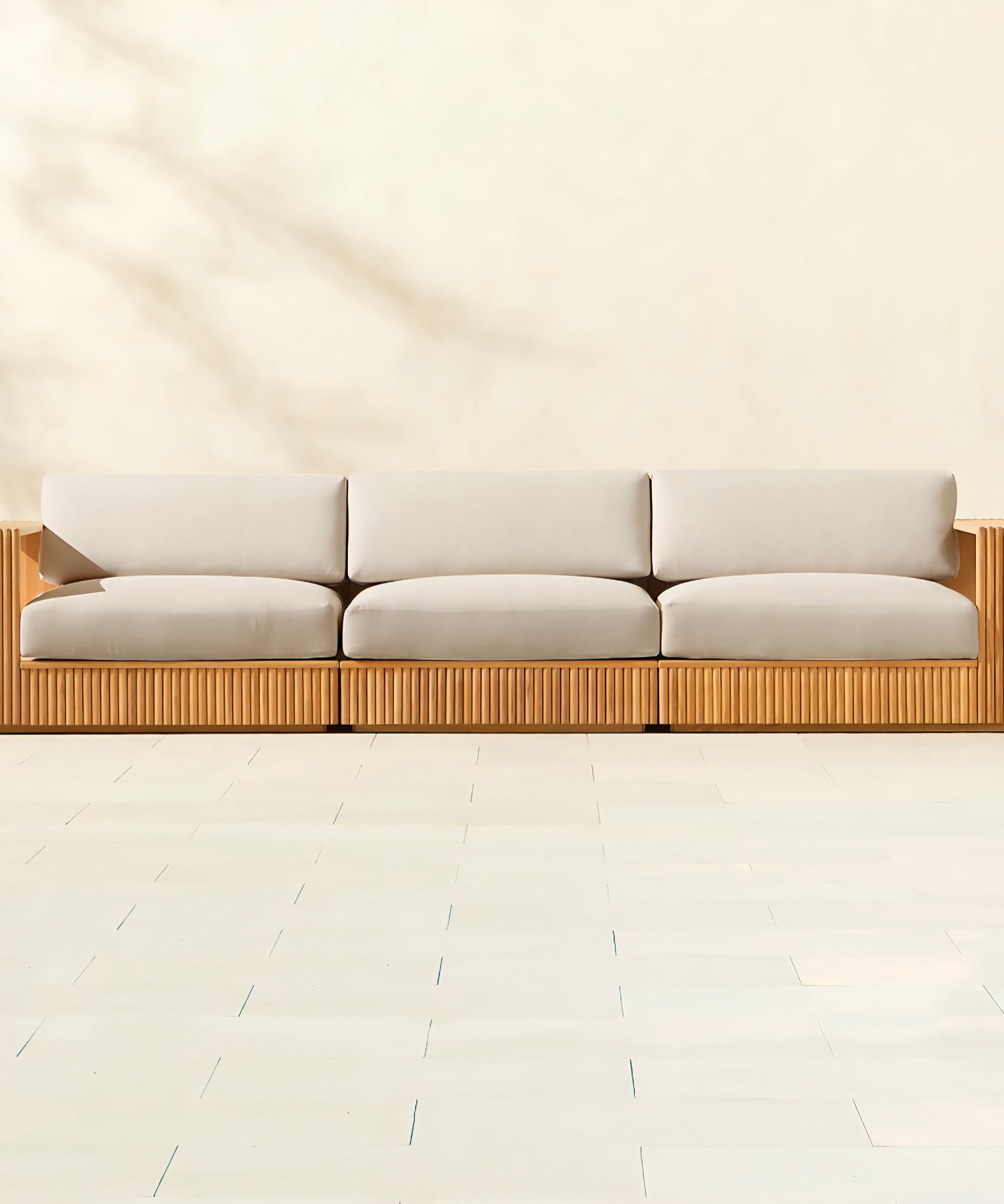 THE ONE × Topia — Teak Outdoor Sectional Collection