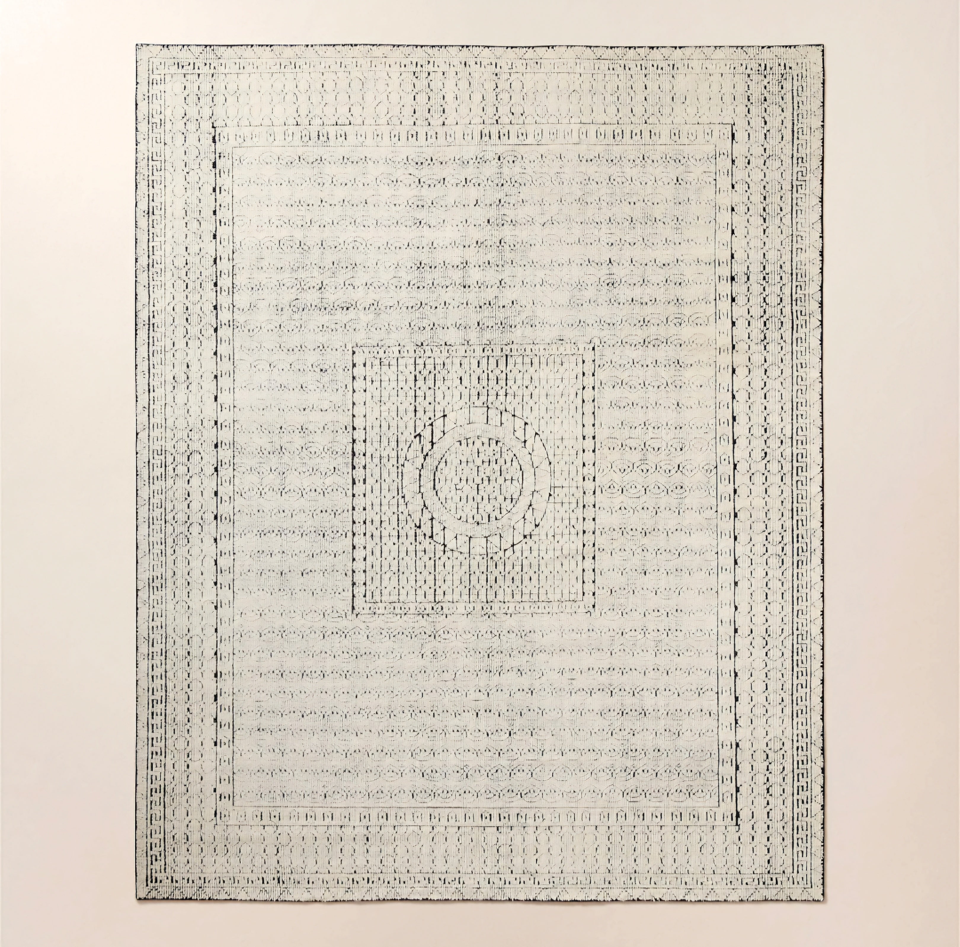 THE ONE × Calero — Hand-Knotted Warm White New Zealand Wool Area Rug