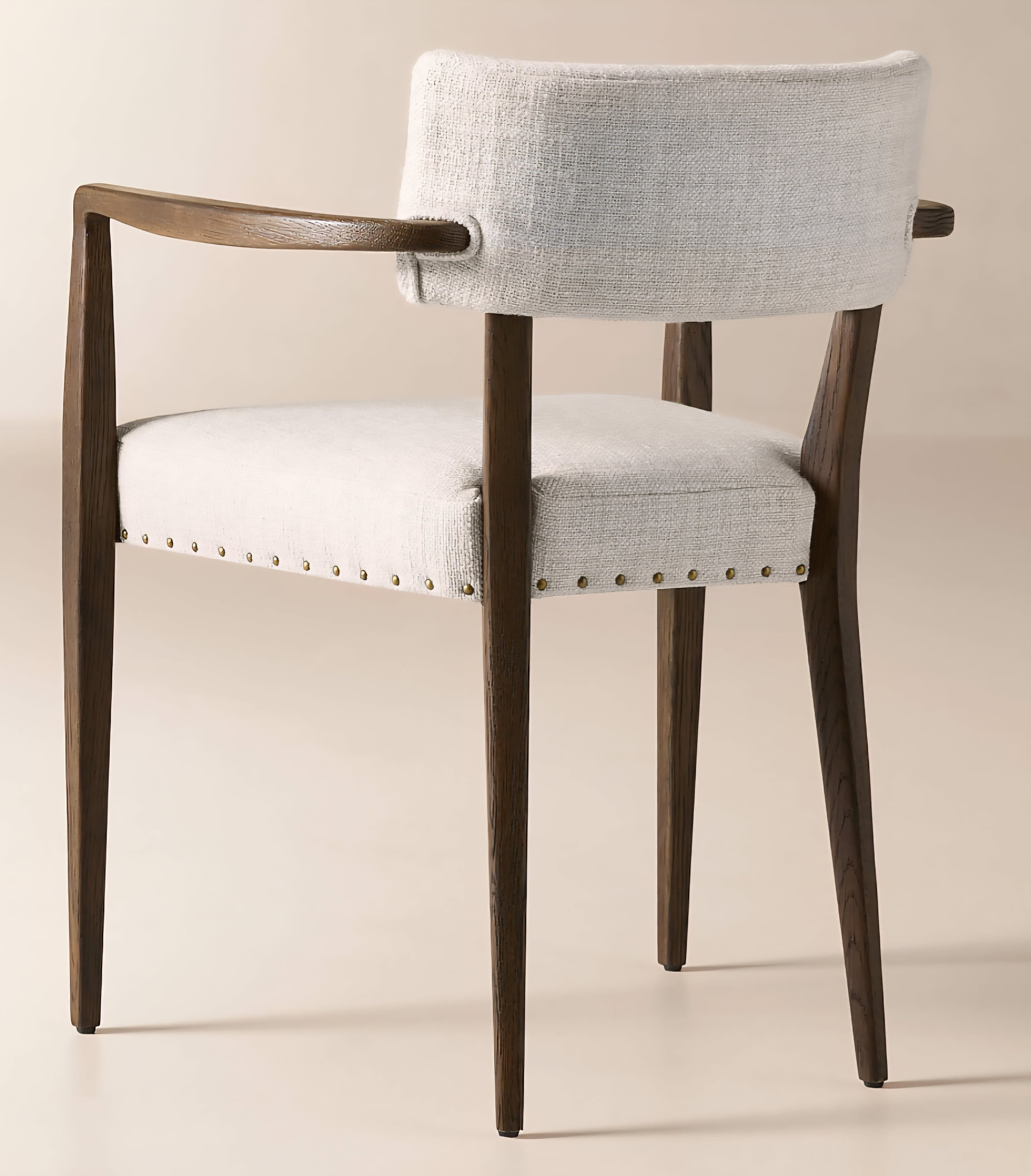 THE ONE × Arlo — Smoked Mauve Performance Fabric Dining Armchair