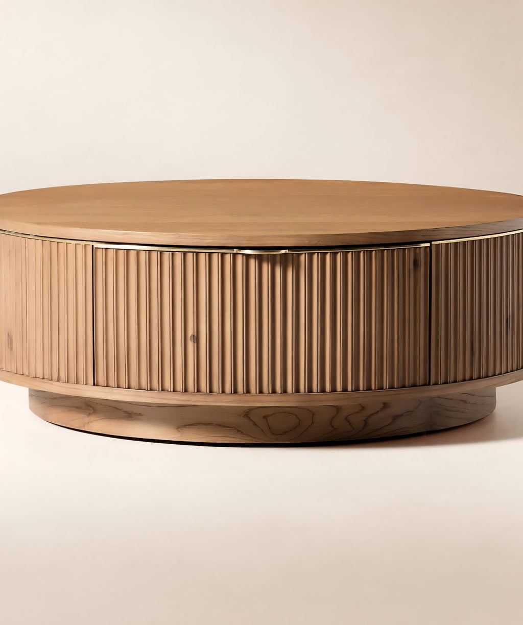 THE ONE × Davison — Fluted Oak Coffee Tables