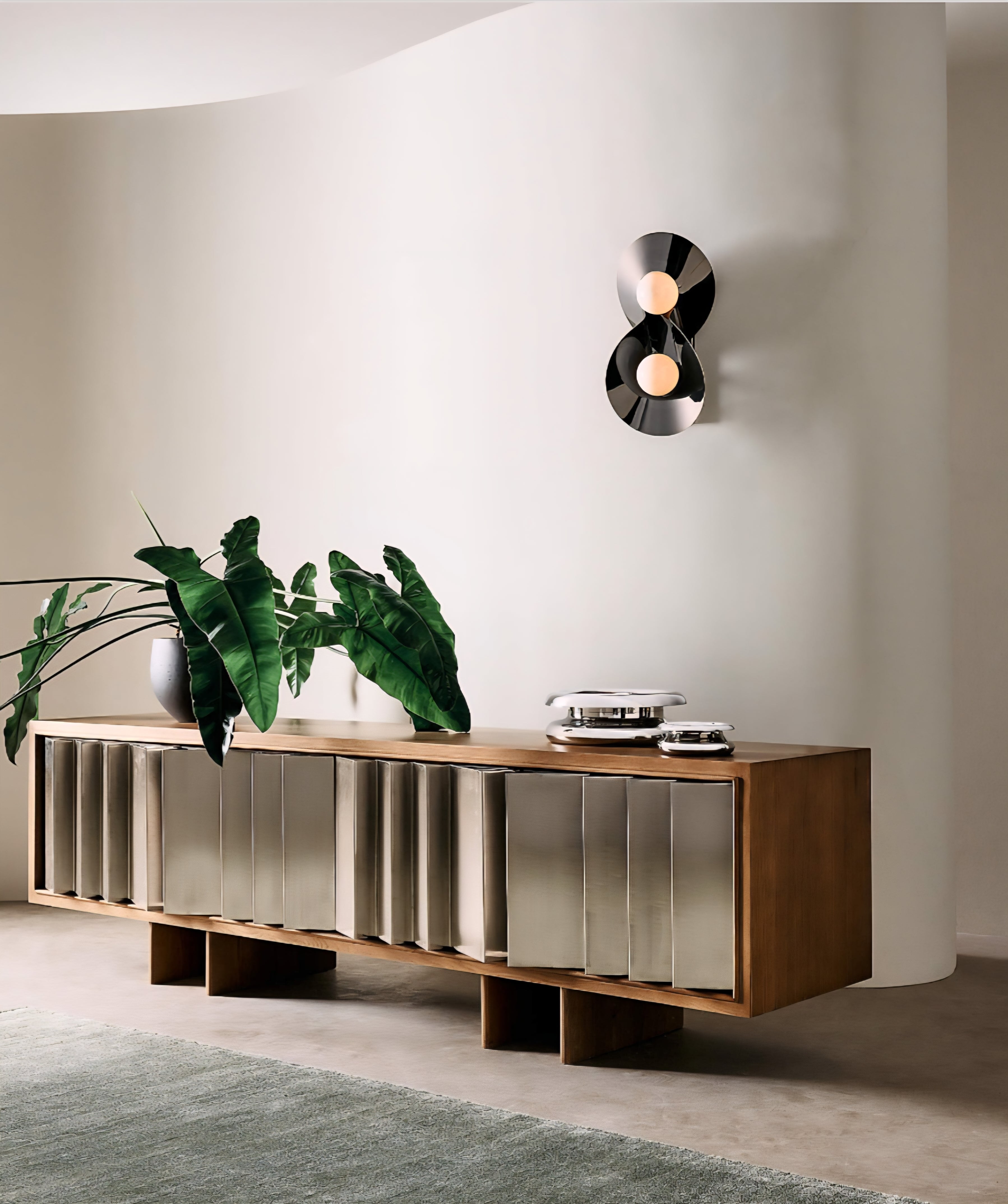 THE ONE × Piero — Polished Stainless Steel Serving Bowl