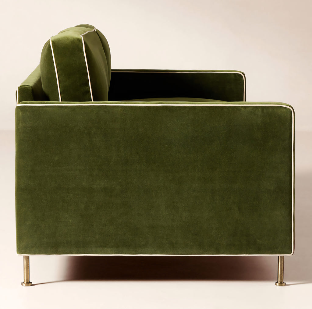 THE ONE × Brett — Jade Green Velvet Sofa