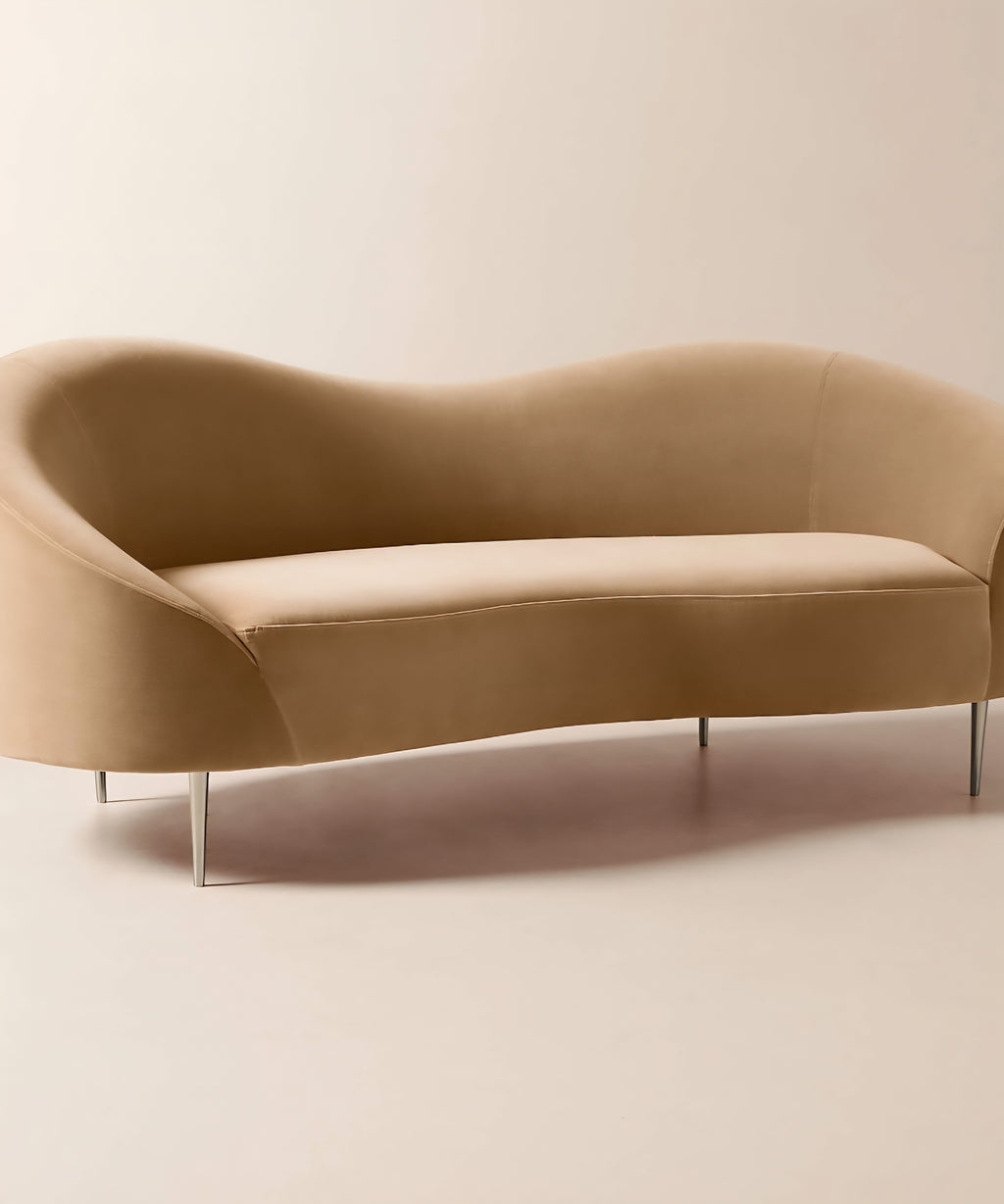 THE ONE × Curvo — White Performance Fabric Sofa by goop
