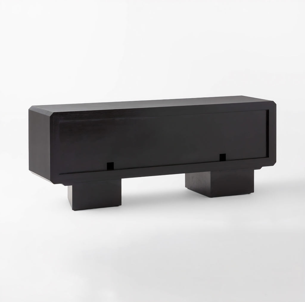 THE ONE × Bishop — Black Ebonized Oak Wood Credenza
