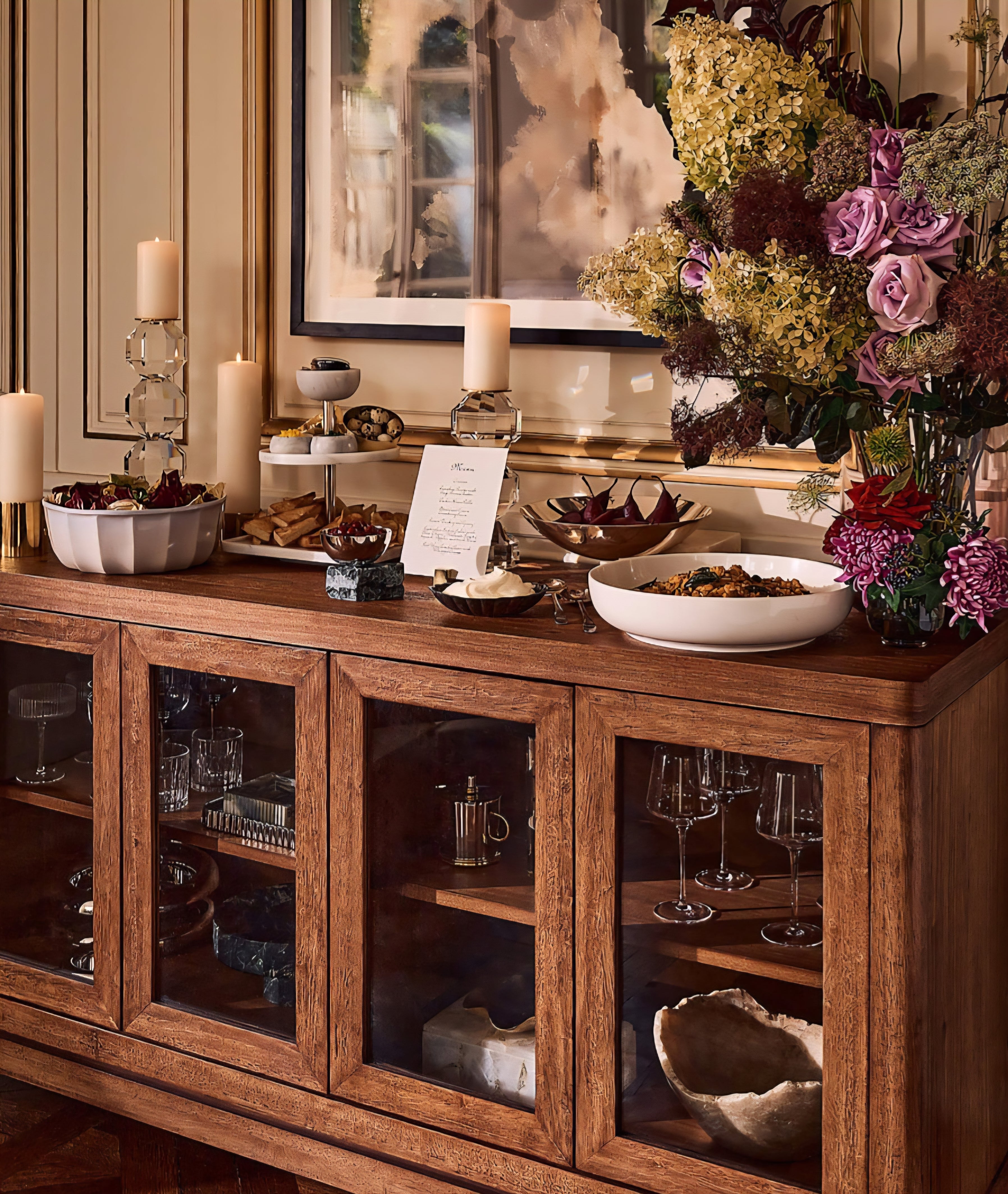 THE ONE × Goop — Cremieux White Ceramic Paneled Serving Bowl