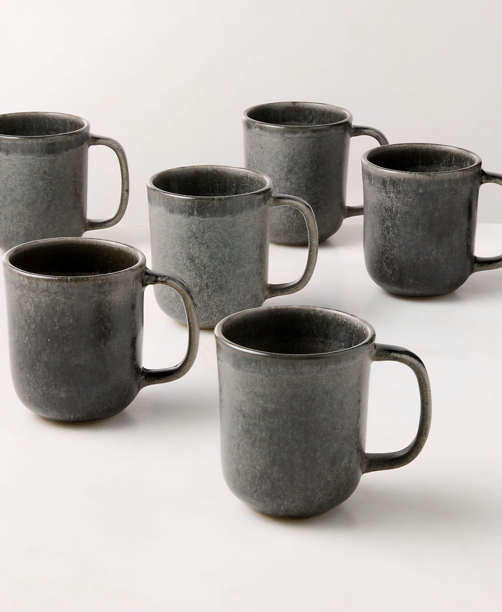 THE ONE × Drift — Reactive Glaze Mugs (Set of 6)