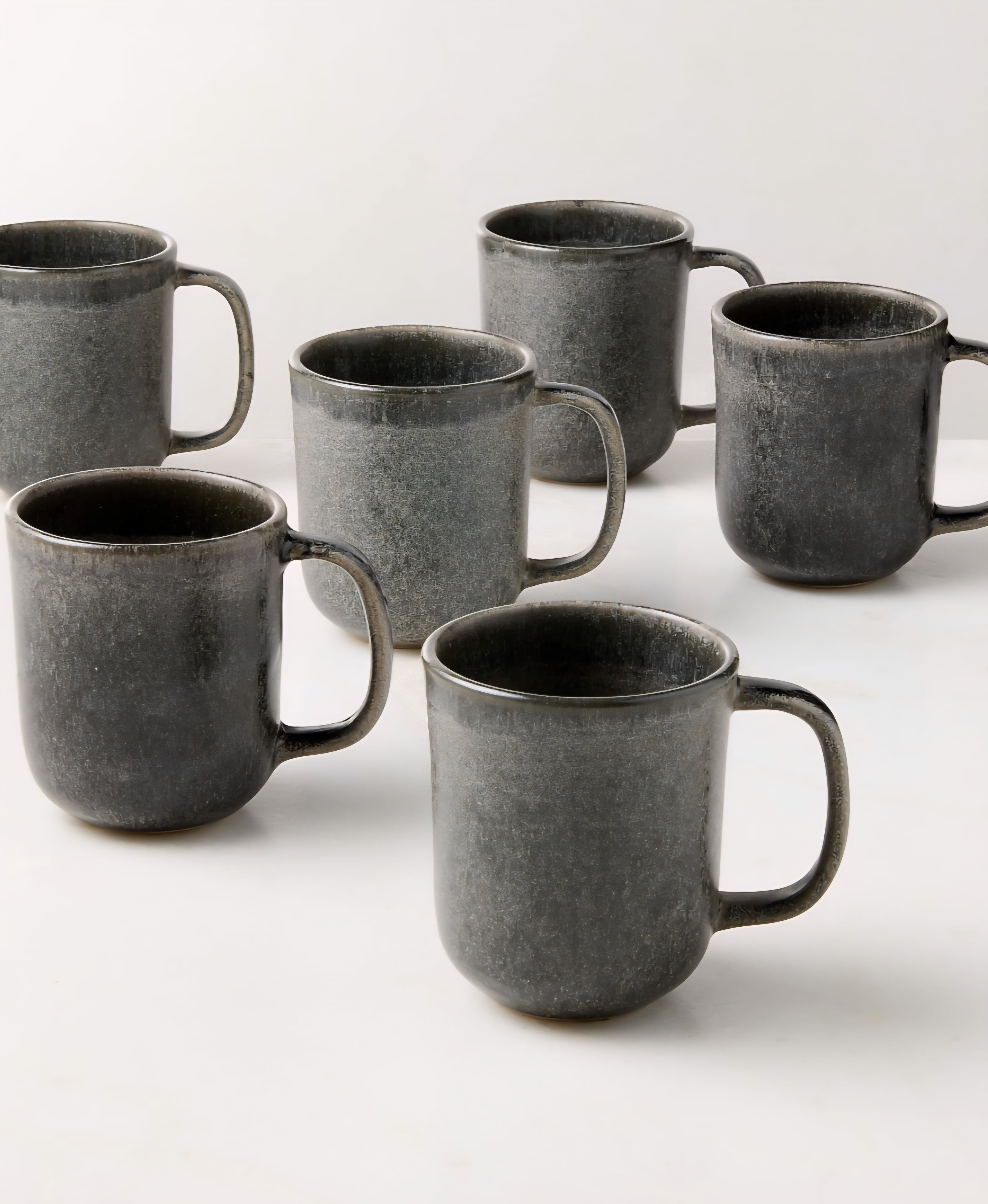THE ONE × Drift — Reactive Glaze Mugs (Set of 6)