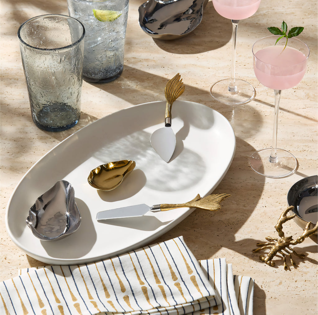 THE ONE × Oyster — Stainless Steel and Brass Pinch Bowl Set