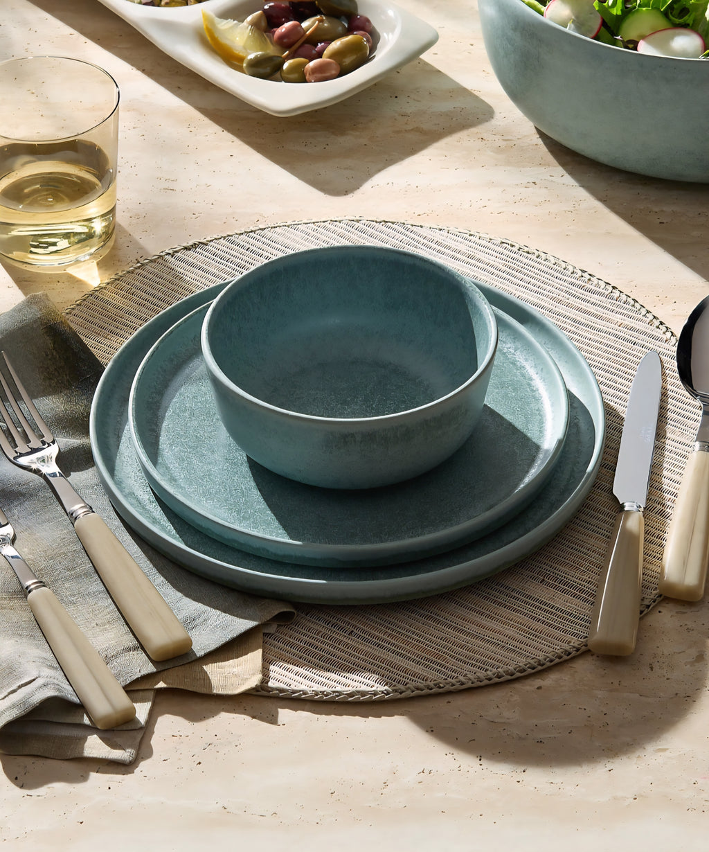 THE ONE × Drift — Matte Reactive Glaze Dinner Plates