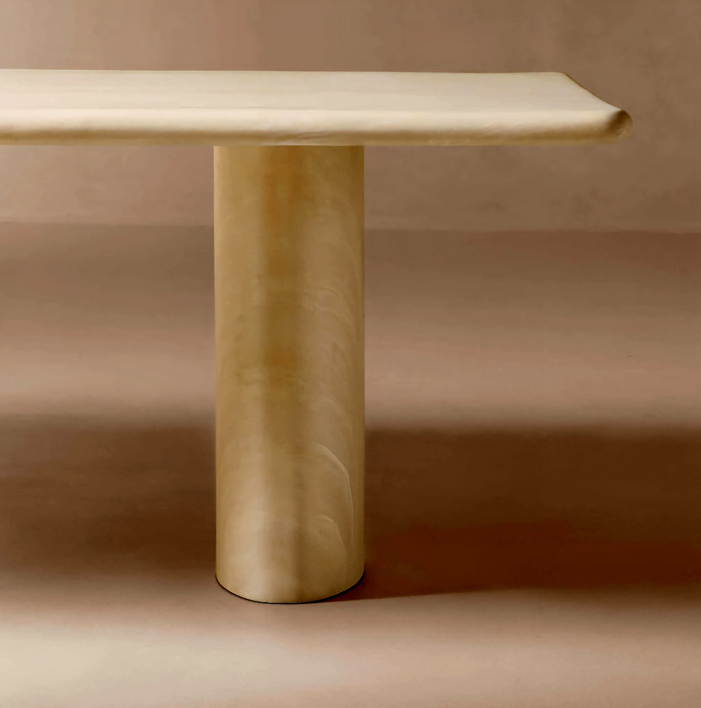 THE ONE × Elio — Rectangular Marbled Resin Dining Table