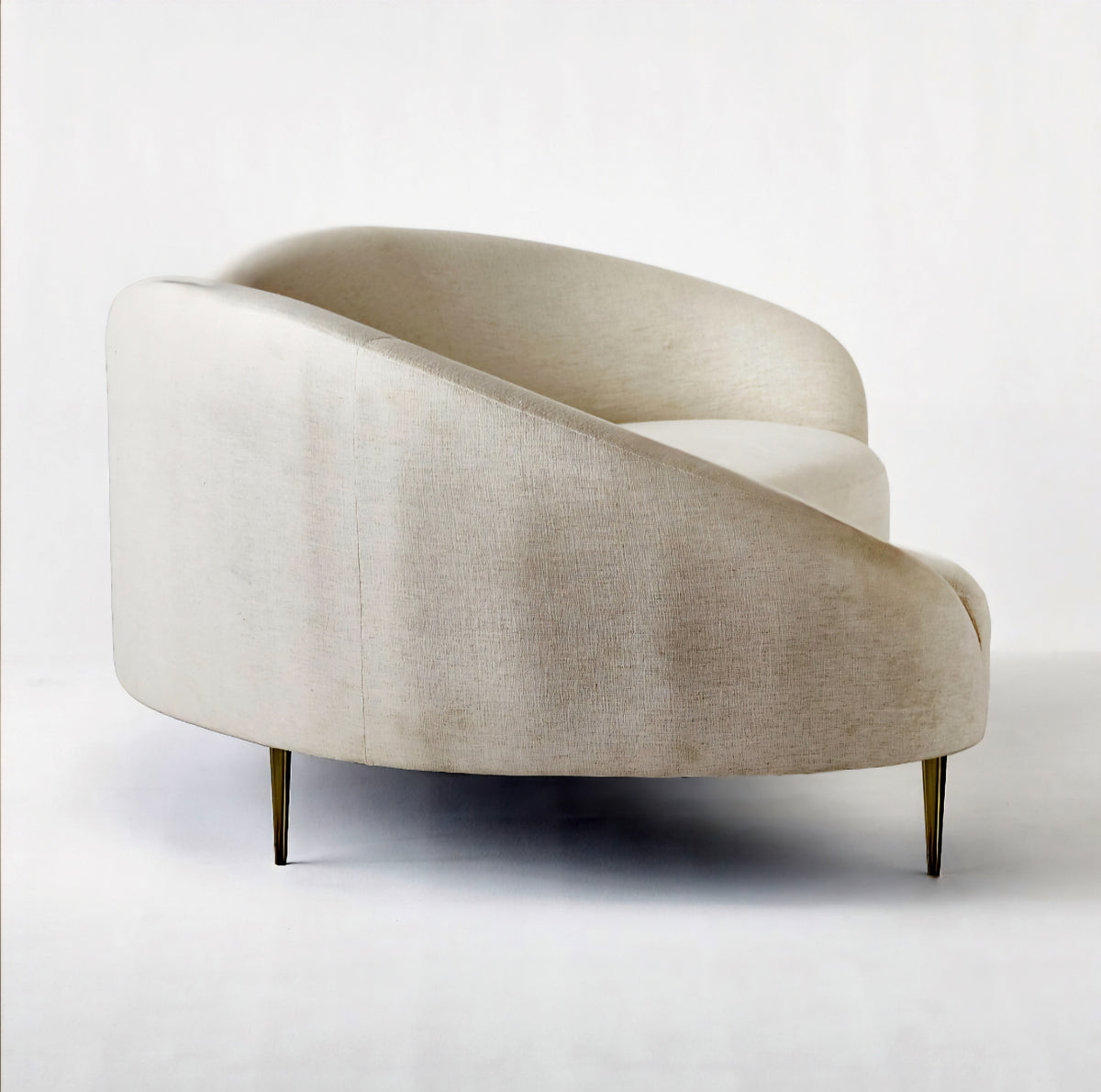 THE ONE × Curvo — White Performance Fabric Sofa by Goop