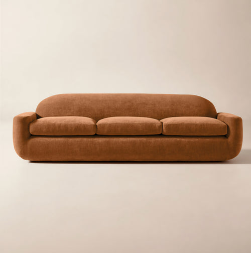 THE ONE × Aldine — Ivory Boucle Textured Sofa