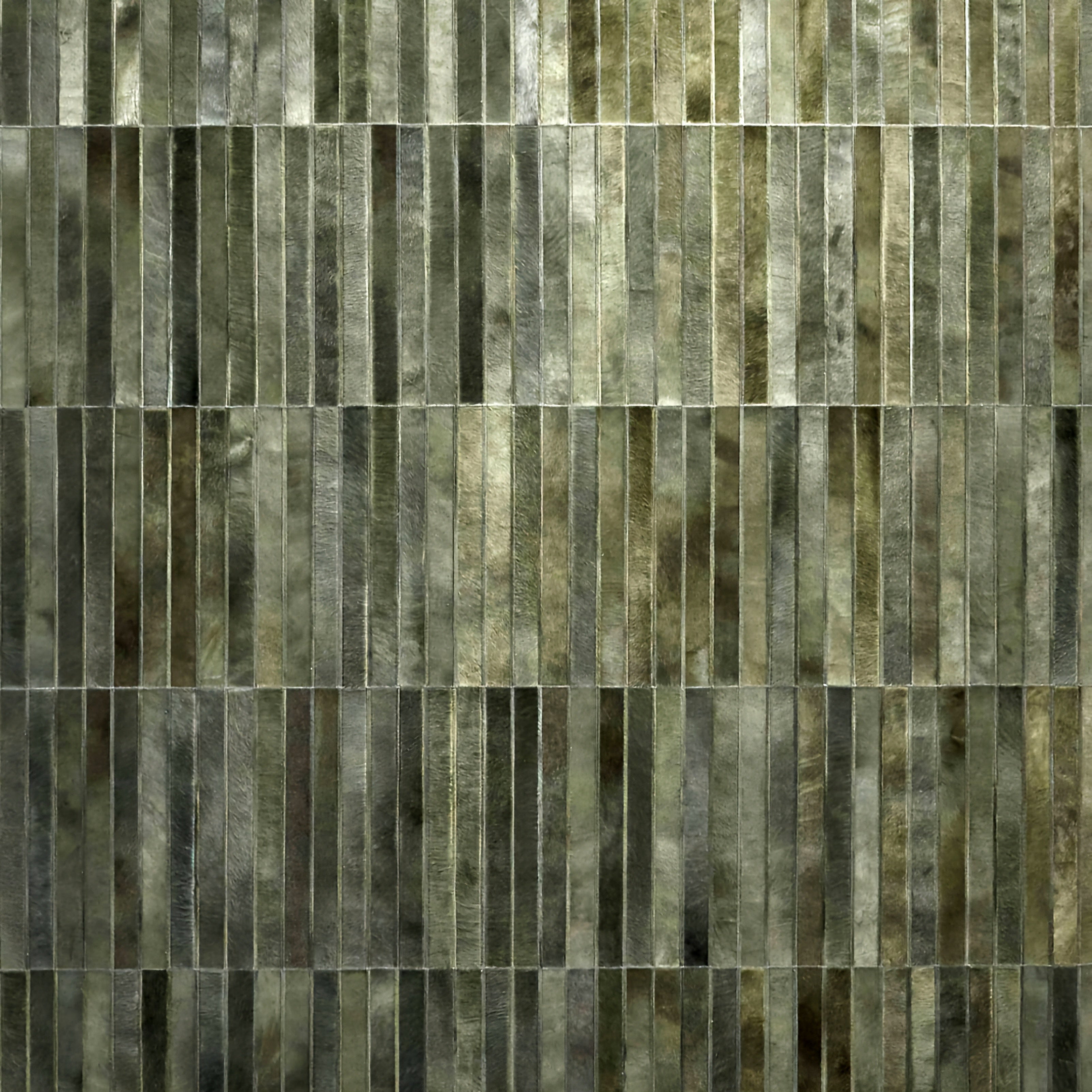 THE ONE × Camilia — Patchwork Ivory Hide Rug Swatch