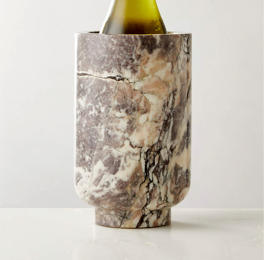 THE ONE × Brix — Grey Levanto Marble Wine Chiller