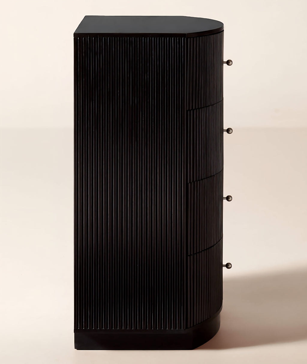 THE ONE × Cameo — Fluted Wood Tall Dresser
