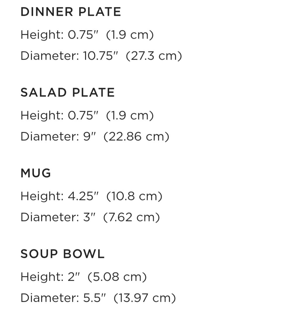 THE ONE × Prado — 4-Piece Reactive Glaze Dinnerware Set