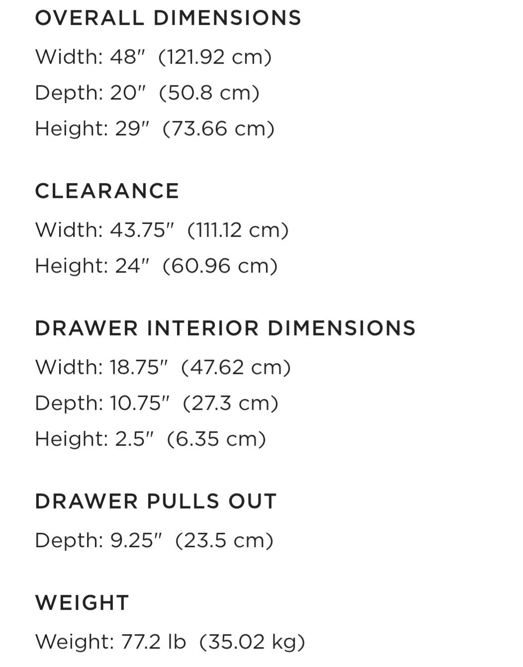 THE ONE × Runway — 48" 2-Drawer Acacia Desk